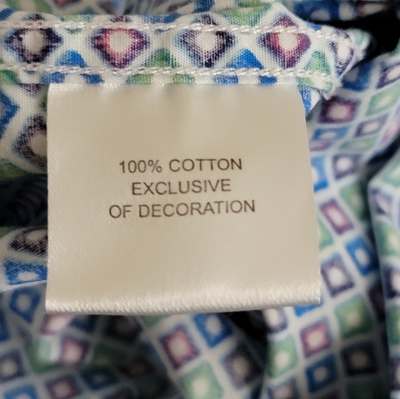 Tailorbyrd collection men printed button down shirt size 2X - Picture 6 of 7